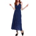 thumbnail image 1 of Roberta Roller Rabbit Women's Ibera Dress Large Navy Blue, 1 of 3
