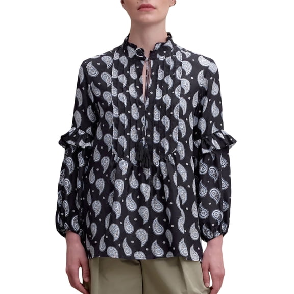 Roberta Roller Rabbit Women's Malvika Ishorya Top X-Large Black