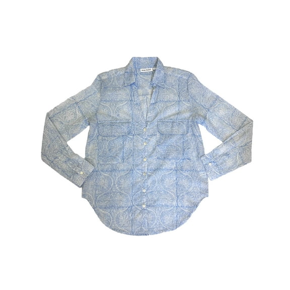 Roberta Roller Rabbit Women's Moon Guy Shirt X-Small Blue