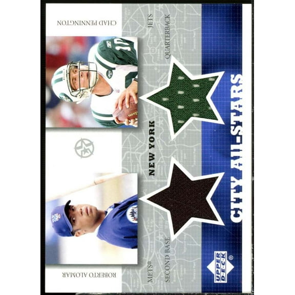Roberto Alomar/Pennington 2002-03 UD SuperStars City All-Stars Dual Jersey #RACP
