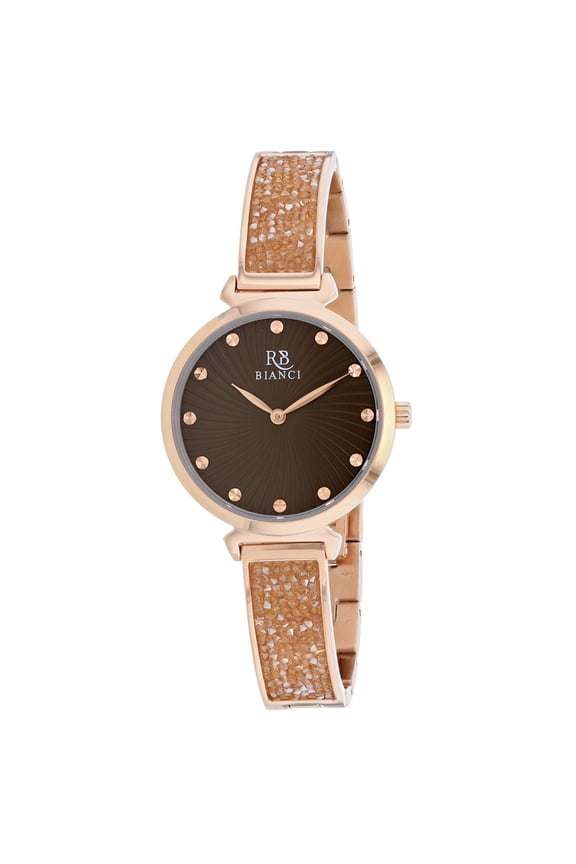 Women's Brillare Brown Dial Watch - RB0207