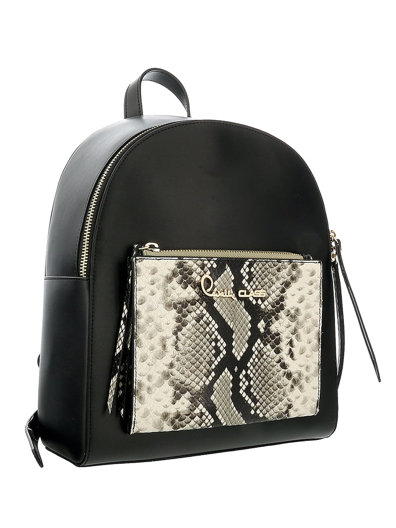 Roberto Cavalli Black Backpack with Durable Fabric and Structured Design Backpack with Logo in Black for Men | Roberto Cavalli® main image 3