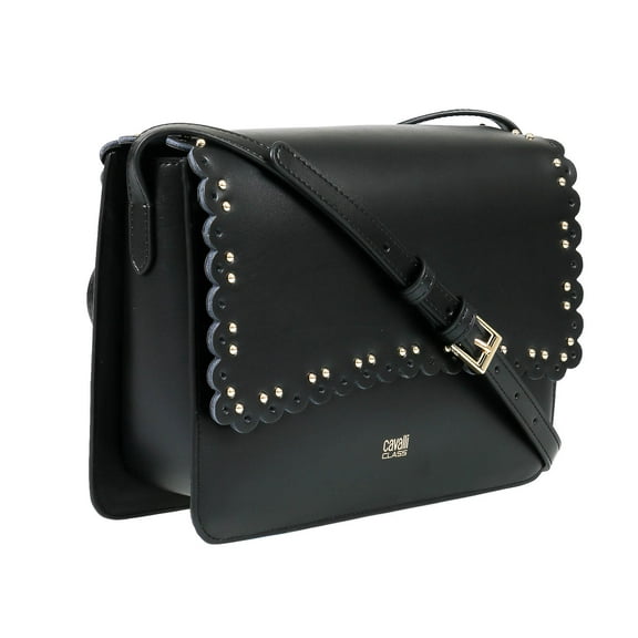 Roberto Cavalli Class GWLPEZ 999 Leolace 003 Black Shoulder Bag