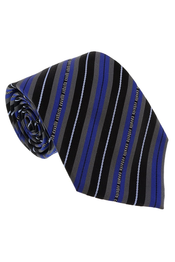 ESZ047 04517 Royal Blue Regimental Stripe Tie for Mens