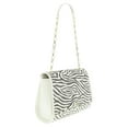thumbnail image 1 of Roberto Cavalli GQLPA0 B20 White/Black Audrey Medium Shoulder Bag, 1 of 3