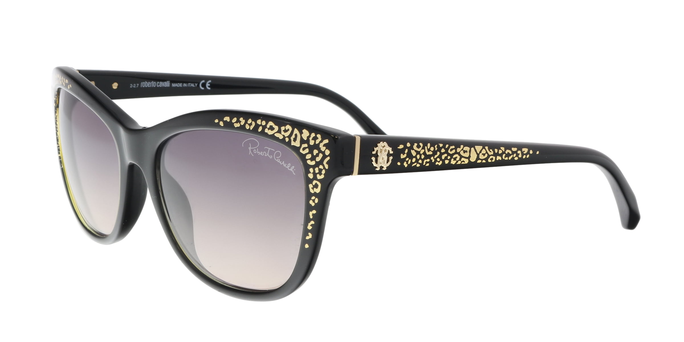 Roberto Cavalli RC991S 05B TSZE Black Square Sunglasses for 