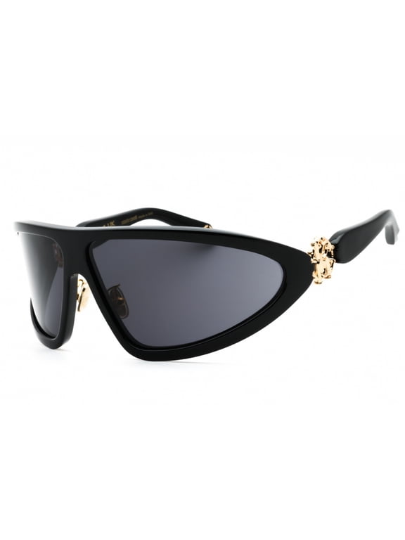 SRC042 0Z42 79mm Aviator Sunglasses Women's Shiny Black