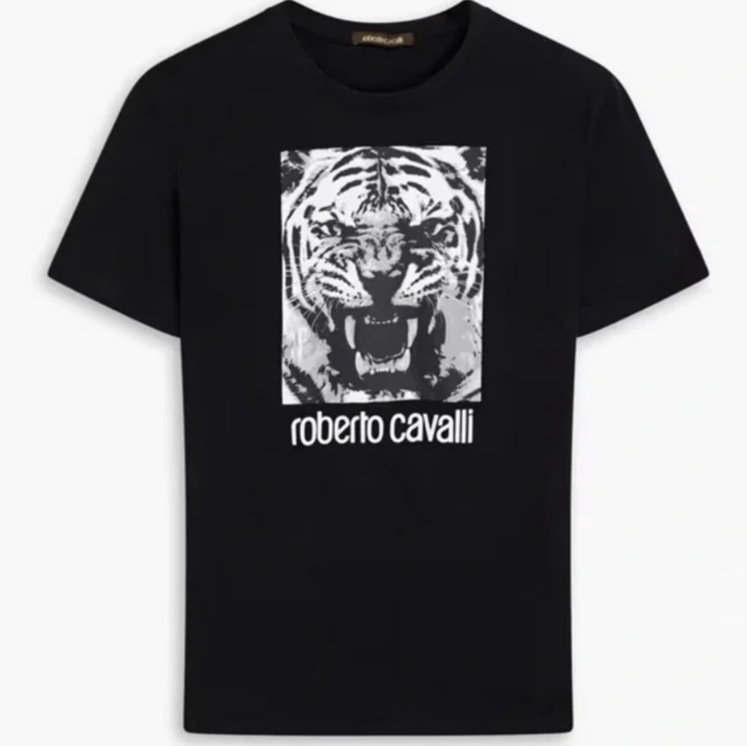 Cavalli Class Bold Tiger Graphic Black T-Shirt main image 1