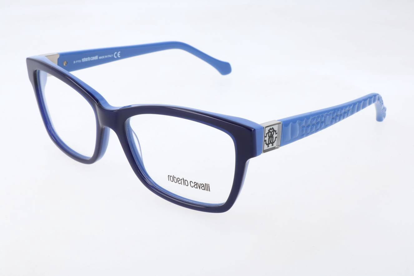 Roberto Cavalli Italy Huahine 688 092 54-16-140 Blue Eyeglasses Frame GO00 Roberto Cavalli Blue Eyeglass Frames for sale | eBay main image 2