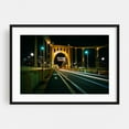 thumbnail image 1 of The Roberto Clemente Bridge No. 2 - Pittsburgh Pennsylvania Photography Bridge City Nightlife Architecture Skyline Scenic Travel Poster Black Framed Wall Art Print 8 x 10 inches, 1 of 4