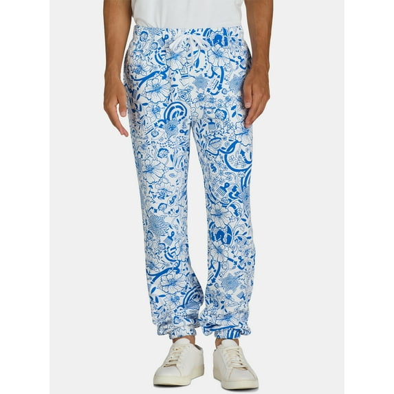 Roberto Lugo All Gender All Over Print Graphic Joggers, Men's Sizes S-3XL