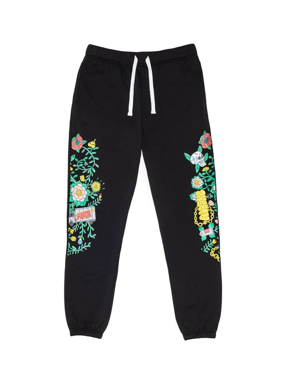All Gender Lugo Floral Print Joggers, Men's Sizes S-3XL
