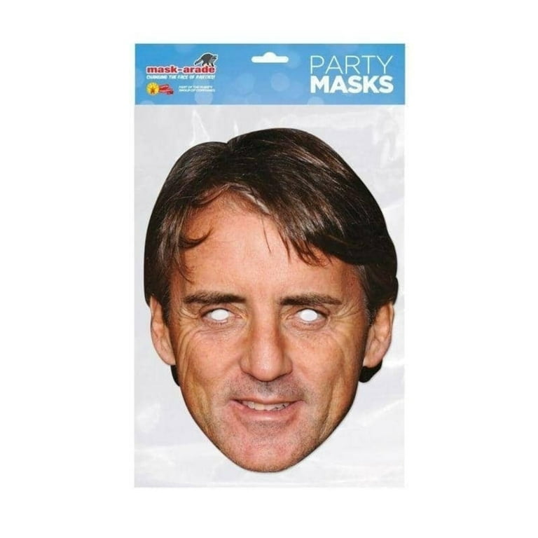 Roberto Mancini Celebrity Face Mask Roberto Mancini Celebrity Face Mask