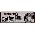 thumbnail image 1 of Roberto's Coffee Bar Sign Kitchen Decor 6x18 106180007391, 1 of 1