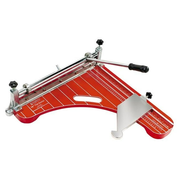 Roberts 10-918 18 in. Pro Grade, VCT Vinyl Tile & Luxury Vinyl Tile Cutter - 0.125 in. Thickness