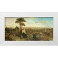 thumbnail image 1 of Roberts, David 14x9 White Modern Wood Framed Museum Art Print Titled - Rome - Sunset From The Convent of San Onofrio, 1 of 4