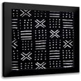 thumbnail image 1 of Roberts, Ellie 12x12 Black Modern Framed Museum Art Print Titled - Mudcloth Black III, 1 of 5