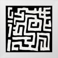 thumbnail image 1 of Roberts, Ellie 12x12 White Modern Wood Framed Museum Art Print Titled - Mudcloth Black I, 1 of 4