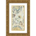 thumbnail image 1 of Roberts, Ellie 14x24 Gold Ornate Wood Framed with Double Matting Museum Art Print Titled - Adornment Panel II, 1 of 4