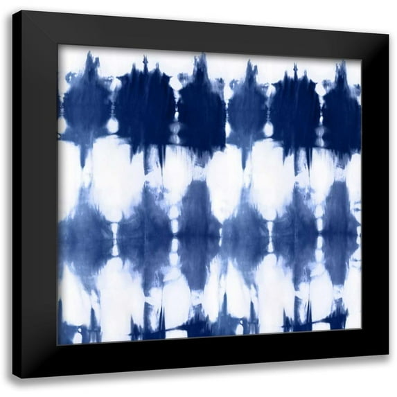 Roberts, Ellie 15x15 Black Modern Framed Museum Art Print Titled - Shibori V
