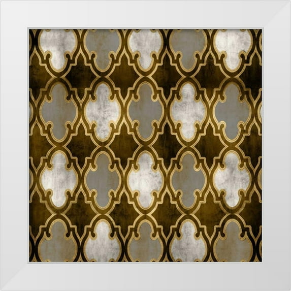 Roberts, Ellie 15x15 White Modern Wood Framed Museum Art Print Titled - Global Inspiration III