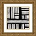 thumbnail image 1 of Roberts, Ellie 20x20 Gold Ornate Wood Framed with Double Matting Museum Art Print Titled - Silver Groove II, 1 of 4
