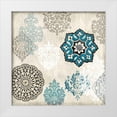 thumbnail image 1 of Roberts, Ellie 20x20 White Modern Wood Framed Museum Art Print Titled - Decorative Blue Ornaments I, 1 of 4