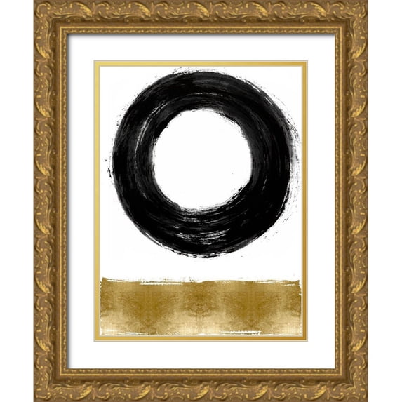 Roberts, Ellie 25x32 Gold Ornate Wood Framed with Double Matting Museum Art Print Titled - Gravitate I
