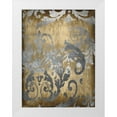 thumbnail image 1 of Roberts, Ellie 25x32 White Modern Wood Framed Museum Art Print Titled - Damask in Gold I, 1 of 4