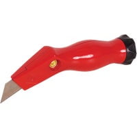 Q.E.P./Roberts Fatso Utility Knife - Straight Blade, Ergonomic Handle - 1 Piece, Multicolor
