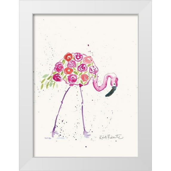 Roberts, Kait 11x14 White Modern Wood Framed Museum Art Print Titled - Her Name was Rose