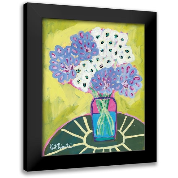 Roberts, Kait 12x14 Black Modern Framed Museum Art Print Titled - Cecilys Table