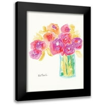 Roberts, Kait 12x14 Black Modern Framed Museum Art Print Titled - Speak in Flowers