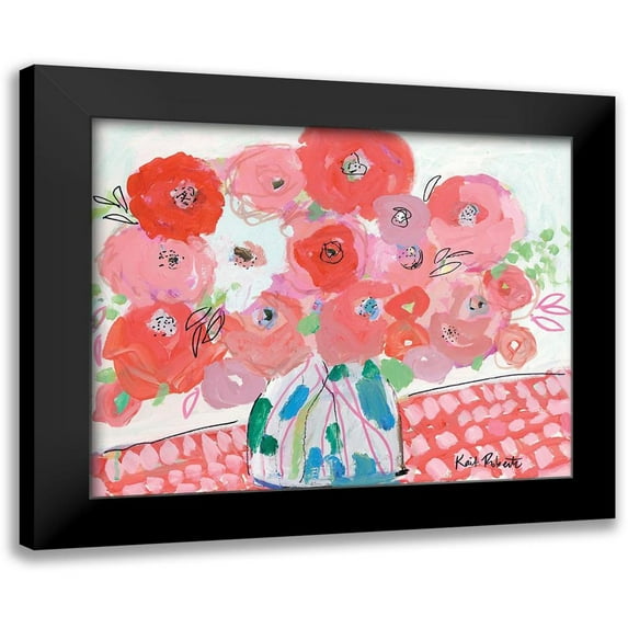 Roberts, Kait 14x12 Black Modern Framed Museum Art Print Titled - Hearts Content