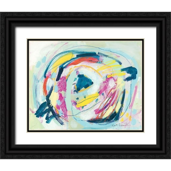 Roberts, Kait 14x12 Black Ornate Wood Framed with Double Matting Museum Art Print Titled - Our Nest