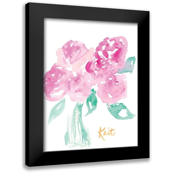 Roberts, Kait 19x24 Black Modern Framed Museum Art Print Titled - Pretty in Pink
