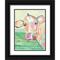 thumbnail image 1 of Roberts, Kait 19x24 Black Ornate Wood Framed with Double Matting Museum Art Print Titled - Moo Series:  Peggy, 1 of 4