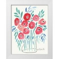 thumbnail image 1 of Roberts, Kait 19x24 White Modern Wood Framed Museum Art Print Titled - Poppin Poppies, 1 of 4