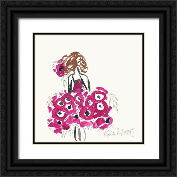 Roberts, Kait 20x20 Black Ornate Wood Framed with Double Matting Museum Art Print Titled - Georgia Rose