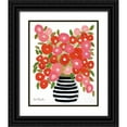 thumbnail image 1 of Roberts, Kait 20x24 Black Ornate Wood Framed with Double Matting Museum Art Print Titled - Poppies in Strawberry and Taffy, 1 of 4