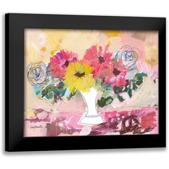 Roberts, Kait 24x20 Black Modern Framed Museum Art Print Titled - Its All Good