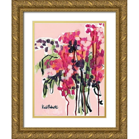 Roberts, Kait 25x32 Gold Ornate Wood Framed with Double Matting Museum Art Print Titled - Picked in a Field in Maine