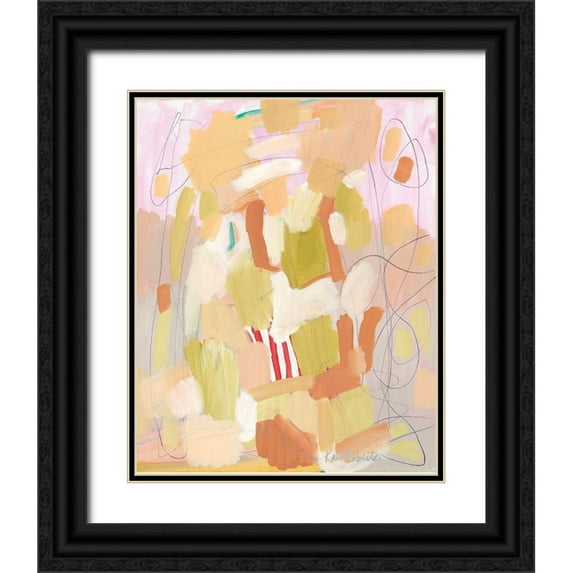 Roberts, Kait 26x31 Black Ornate Wood Framed with Double Matting Museum Art Print Titled - Skip to My Lou
