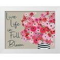 thumbnail image 1 of Roberts, Kait 32x25 White Modern Wood Framed Museum Art Print Titled - Live Life in Full Bloom, 1 of 4