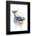 thumbnail image 1 of Roberts, Karin 13x18 Black Modern Framed Museum Art Print Titled - Whale, 1 of 5