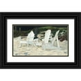 thumbnail image 1 of Roberts, Linda 14x10 Black Ornate Wood Framed with Double Matting Museum Art Print Titled - Group Therapy, 1 of 4