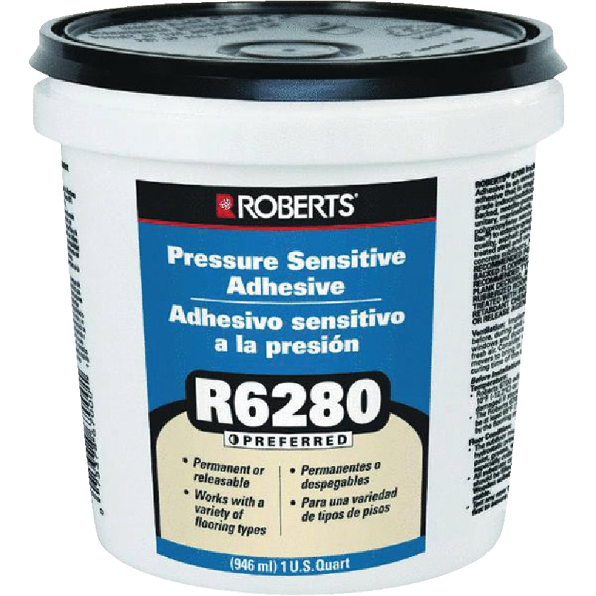 Roberts Multi-Purpose Floor Adhesive R6280-0 - 1 Qt - Walmart.com