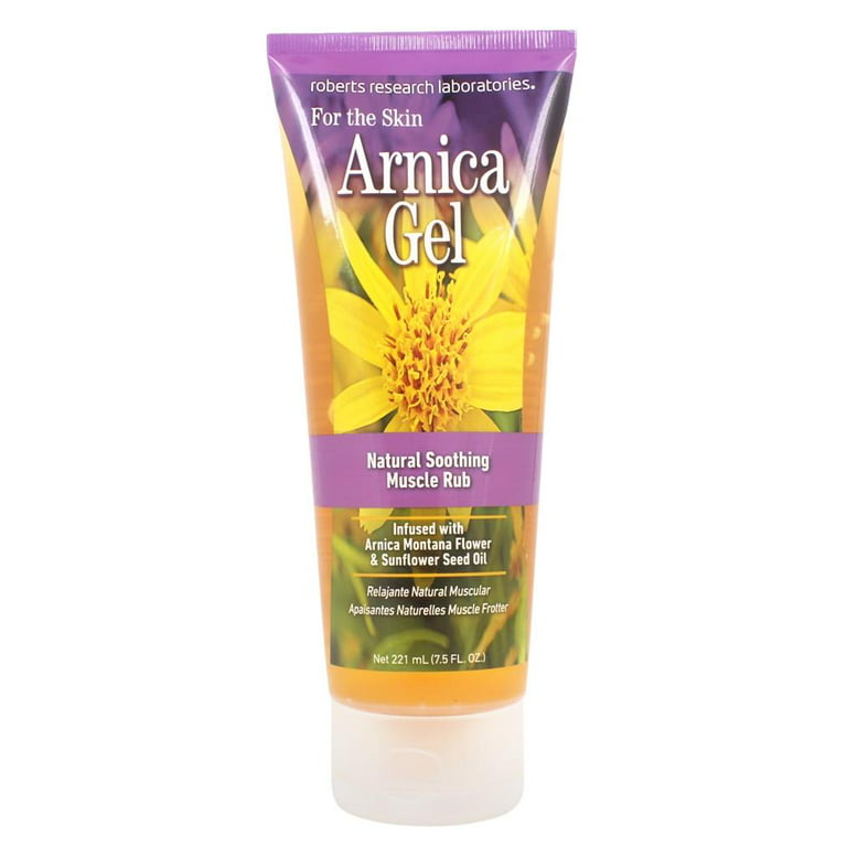 Roberts Research Laboratories - Arnica Gel Natural Soothing Muscle Rub -  7.5 fl. oz. 
