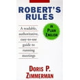 thumbnail image 1 of Pre-Owned Robert's Rules in Plain English (Paperback) 0062734768 9780062734761, 1 of 1