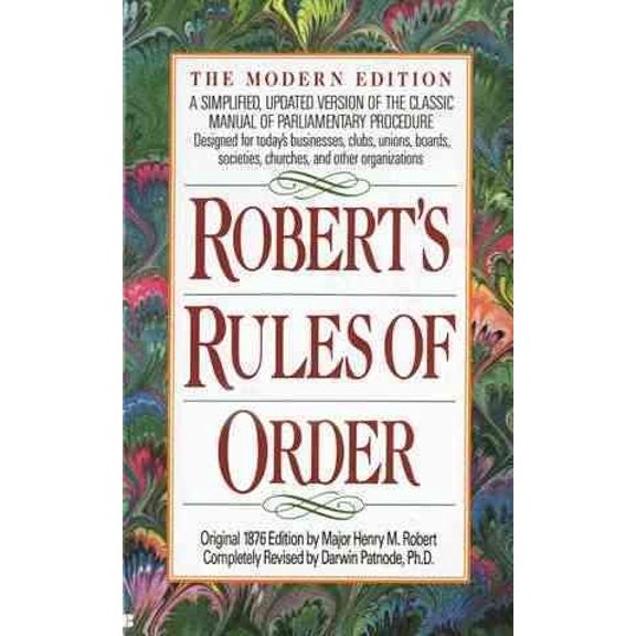 Pre-Owned Robert's Rules of Order: A Simplified, Updated Version of the Classic Manual of Parliamentary Procedure Paperback